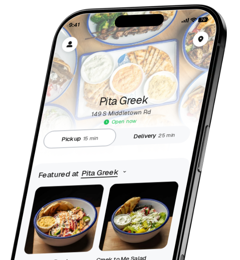 Pita Greek app preview