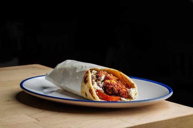 Falafel Pita Lunch Special.
