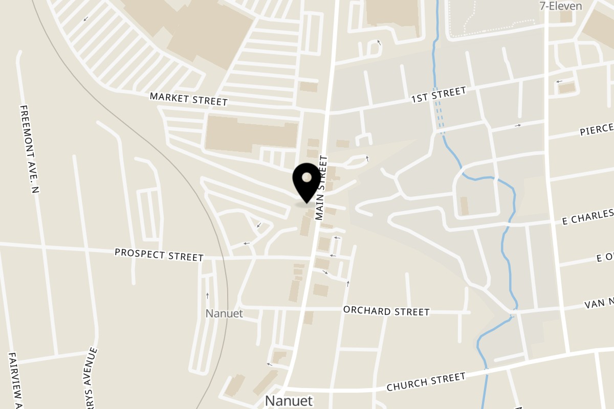 Map showing the location of Pita Greek on 149 S Middletown Rd in Nanuet